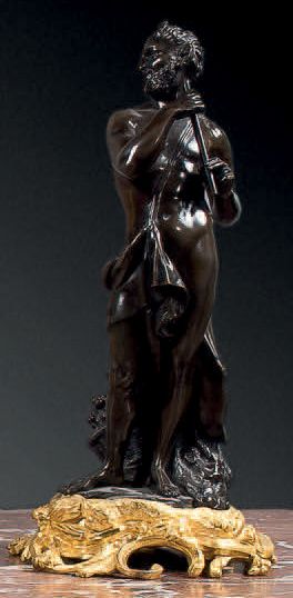 Attribuées à Félix Lecomte (1737-1817) 
Deux sculptures en bronze ciselé et patiné...
