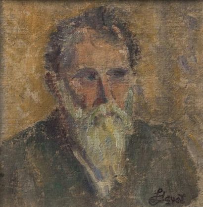 Louis HAYET (1864-1940) 
Autoportrait
Huile sur toile Cachet de la signature en bas...