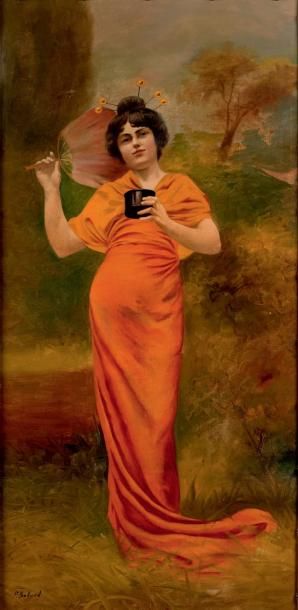 Pierre BODARD (1881-1937) 
Portrait de femme
Huile sur toile
Signée en bas à gauche
125...
