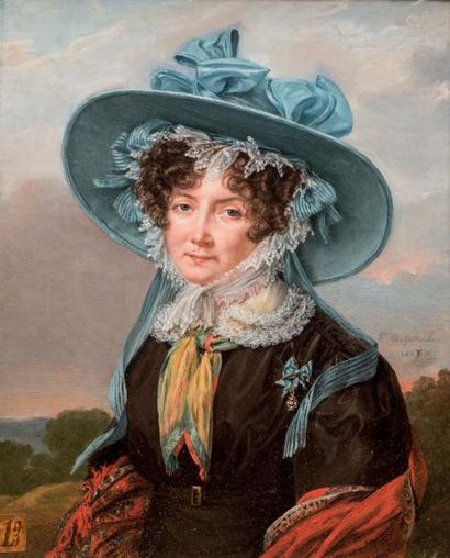 Jeanne de GALLEMANT (Active dans la première moitié du XIXe siècle) 
Portrait de...