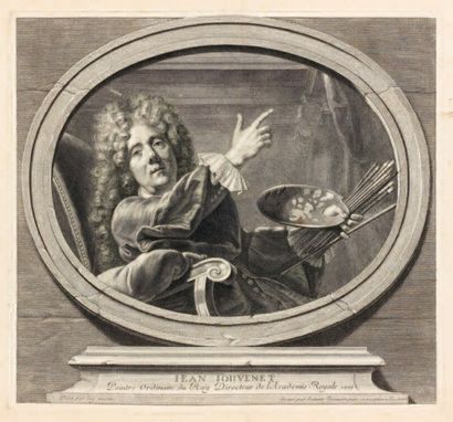 Antoine TROUVAIN (vers 1650-1710) Jean Jouvenet Peintre ordinaire du Roy Directeur...