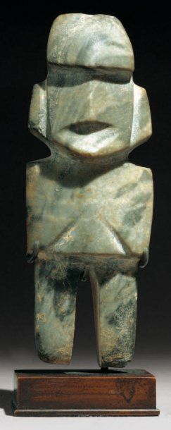 null Statuette anthropomorphe Culture Mezcala, État du Guerrero, Mexique Période...