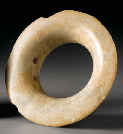 null Boucle d'oreille simple Culture Maya - Petén, Guatemala Période Classique, 550-950...