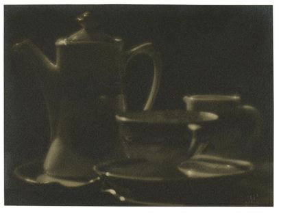 ABRAHAM STERENBERG (1894-1979) Tea Time Moscow, ca 1930 Vintage gelatin silver print,...