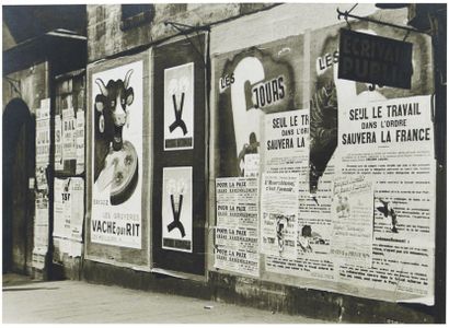WERNER MOESLE (1886-1953) Paris, quiet summer 1938 Vintage gelatin silver print,...
