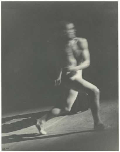 ILSE BING (1899-1998) Balanchine, Ballet Errante Paris, 1933 Vintage gelatin silver...