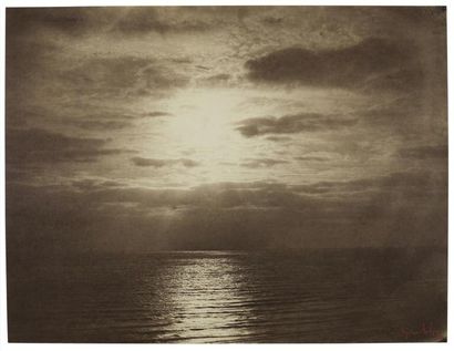 GUSTAVE LE GRAY (1820-1884 Effet de soleil dans les nuages Paris, 1856 Composite...