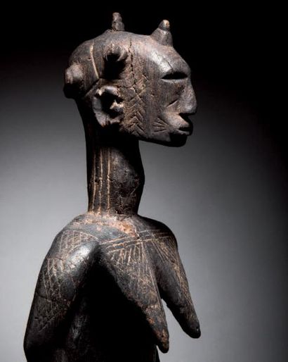null Statue Afo, Nigeria
H. 74 cm - L. 23 cm - P. 30 cm
Collectée en 1957 dans la...
