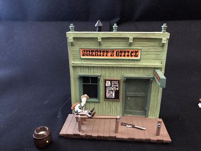 null Pixi, Mini-ville Lucky Luke comprenant:
- Le Sheriff Office et une figurine...
