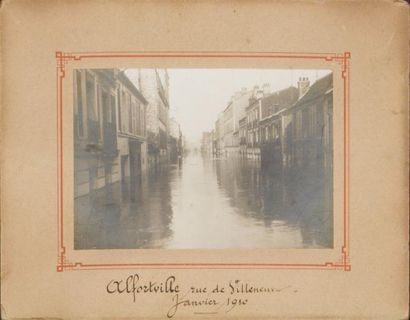 null Lot de 4 photographies anciennes:
- Alfortville- janvier 1910
12x17 cm
- Vue...