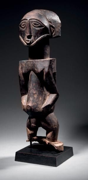 null Statue Hemba, République Démocratique du Congo
Bois dur à patine brun foncé...