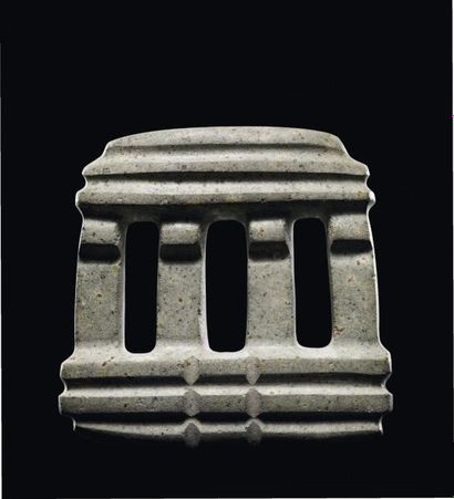 null Temple Mezcala à quatre colonnes Etat du Guerrero, Mexique 300 à 100 avant J.-C...