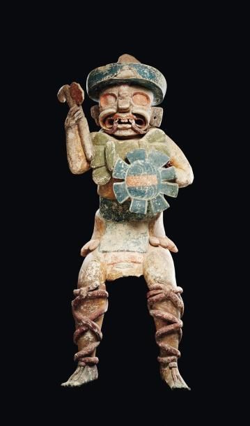 null Grande divinité assise Culture Maya, Région du Rio Bec ? ou Chenes, Mexique...