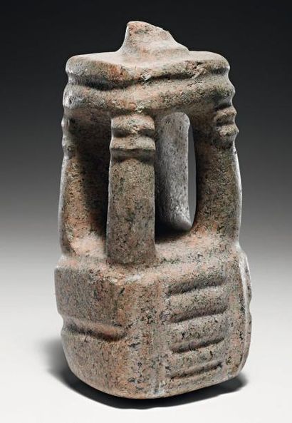null Temple Chontal en trois dimensions Etat du Guerrero, Mexique 300 à 100 avant...