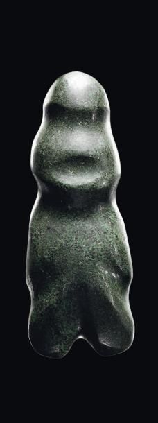 null Figure Mezcala Etat du Guerrero, Mexique 300 à 100 avant J.-C. Métadiorite verte...