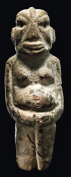 null Femme enceinte Mezcala Etat du Guerrero, Mexique 300 à 100 avant J.-C. Pierre...