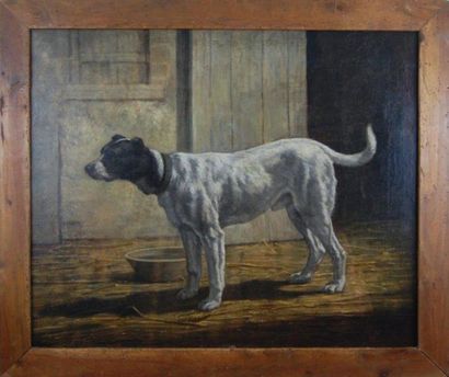 Louis François PICARD (1820-1866) Chien de Chasse
Huile sur toile
60,5 cm x 73,5...