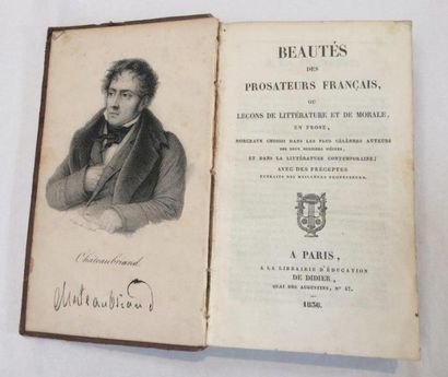 null College de Brive, Beautés des Prosateurs Français
Paris, 1836
Avec signature...