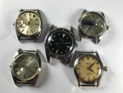 ROLEX ROLEX

Ensemble de 5 montres bracelets en acier, Ref. 6694, 5508 entre les...