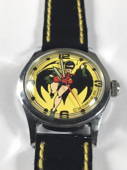 Dc Comics DC COMICS

Montre bracelet publicitaire en acier, Boîtier rond, fond vissé....