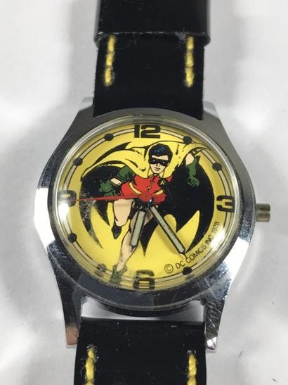Dc Comics DC COMICS

Montre bracelet publicitaire en acier, Boîtier rond, fond vissé....