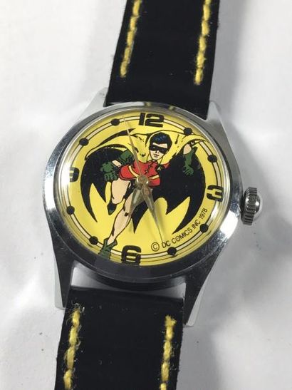 Dc Comics DC COMICS

Montre bracelet publicitaire en acier, Boîtier rond, fond vissé....