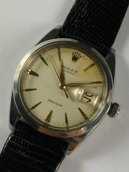 ROLEX ROLEX

Ref. 6694.

Montre bracelet en acier. Boîtier rond, couronne et fond...