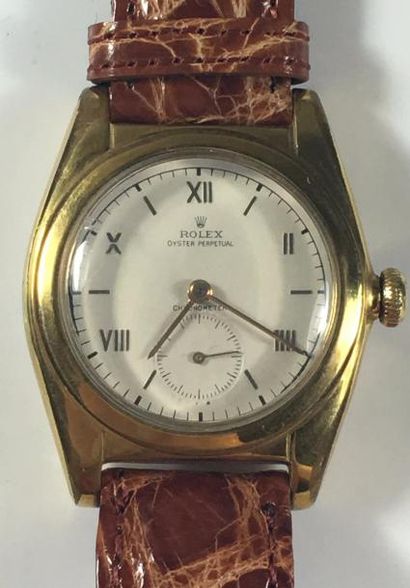 ROLEX ROLEX 

"Bubble Back". Ref. 2764. Serial. 187081.

Montre bracelet en acier...