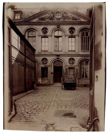 Eugène ATGET Hôtel Libéral Bruant, rue de la Perle, Paris, 1901
Belle épreuve sur...