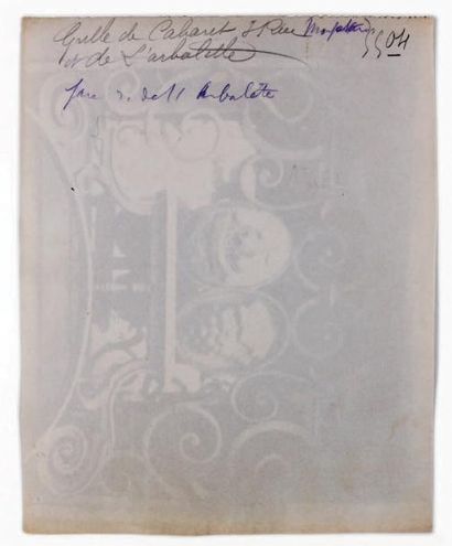Eugène ATGET Grille d'un Marchand de vin, 3 rue de l'Arbalète, Paris, 1908
Belle...