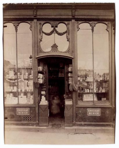 Eugène ATGET Boutique Louis XVI, Île Saint-Louis, Paris, 1900
Belle épreuve sur papier...