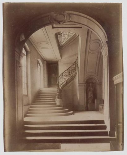 Eugène ATGET Cage d'escalier de l'hôtel du marquis de Lagrange, Paris, 1901
Belle...