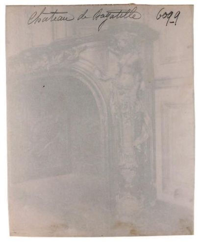 Eugène ATGET Cheminée du Château de Bagatelle, c. 1907
Belle épreuve sur papier albuminé...