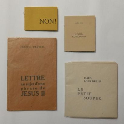 [DIVERS P.A.B.] BEALU Marcel. LE FILS DU CORDONNIER. Alès, PAB, 1951.7,6 x 6,5 cm,...