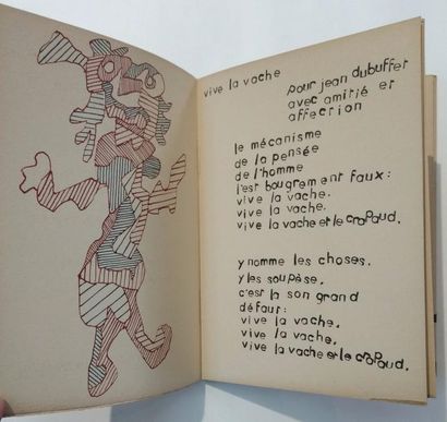 DUBUFFET Jean. SAGE Kay MORDICUS. Alès, PAB, 1962. In-8 carré, broché, couverture...