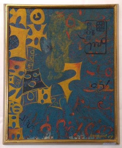 LEMAITRE Maurice HUILE SUR TOILE SIGNÉE. 1969. 41 x 32,5 cm, sous encadrement.

Huile...