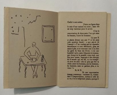 PICABIA Francis POUR ET CONTRE. Alès, PAB, 1950. 13 x 8,8 cm, broché.
Edition originale...