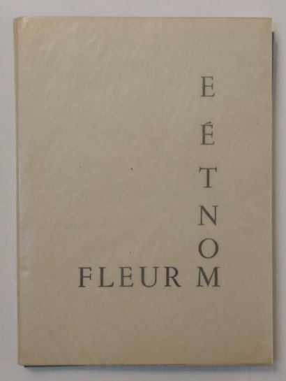 PICABIA Francis FLEUR MONTÉE. Alès, PAB, 1952. In-12, en feuilles.
Edition originale...