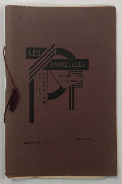 null REVUE. LES PARALLELES. Paris. No.3 de 1926. In-8, broché, couverture illustrée.
Un...