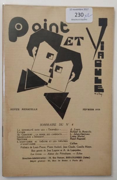 null REVUE. LES PARALLELES. Paris. No.3 de 1926. In-8, broché, couverture illustrée.
Un...