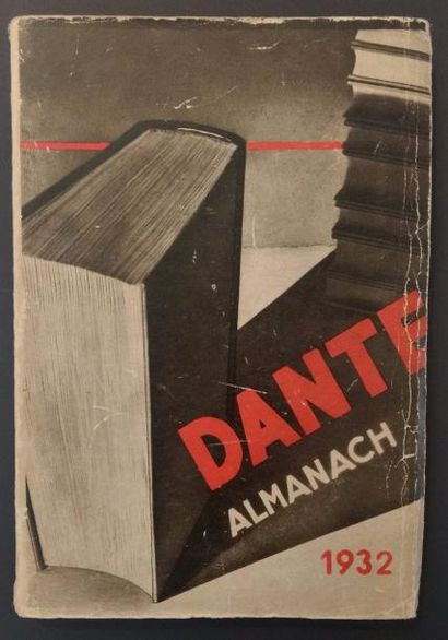 [AVANT-GARDE HONGROISE] BORTNYIK Sandor DANTE ALMANACH. Budapest, 1932. In-4, broché,...