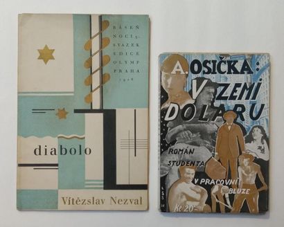 [SURRÉALISME TCHÈQUE]. NEZVAL Vitezslav DIABOLO. Prague, Edice Olymp, 1926. Grand...