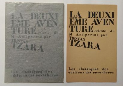 TZARA Tristan LA DEUXIÈME AVENTURE CÉLESTE DE M. ANTIPYRINE. Paris, Éditions des...