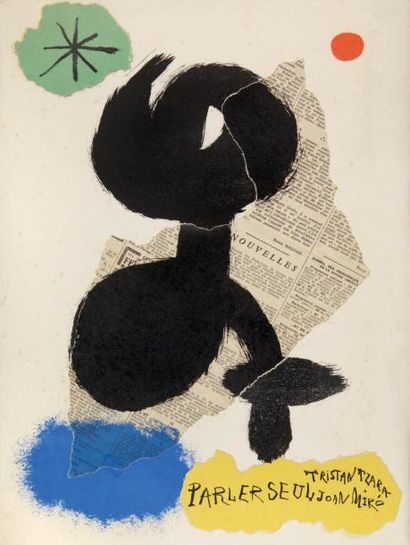 TZARA Tristan - MIRÓ Joa PARLER SEUL. Paris, Maeght Editeur, 1948-1950. In-folio...