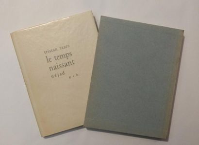 TZARA Tristan - NÉJAD LE TEMPS NAISSANT. Alès, PAB, 1955. In-12 en feuilles, étui.
Edition...