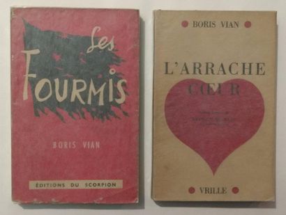 VIAN Boris LES FOURMIS. Paris, Editions du Scorpion, 1949. In-12, broché.
Edition...
