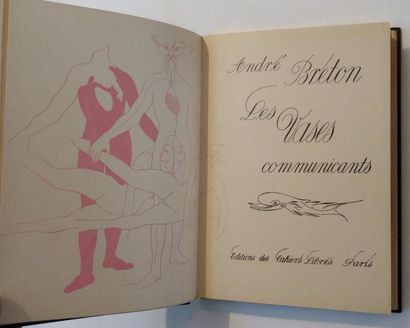 BRETON (André) LES VASES COMMUNICANTS. Paris, Éditions des Cahiers Libres, 1932....