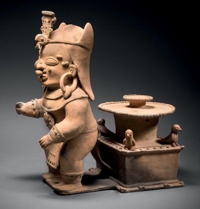 null Urne anthropomorphe
Culture Jama-Coaque, province de Manabí, Équateur 500 avant...