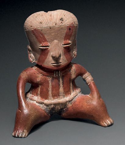 null Femme assise
Culture Nayarit, type Chinesco, Mexique occidental
Protoclassique,...