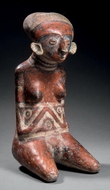 null Femme agenouillée
Culture Nayarit, type Chinesco, Mexique occidental
Protoclassique,...